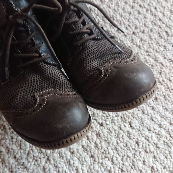 Charme Routard Distressed COMFORT ANKLE BOOTS size 9 - Picture 4 of 12